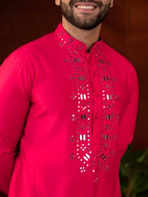 Mirror embroidery kurtas 2
