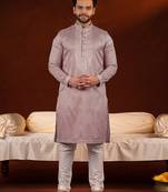 Lavender embroidery kurtas