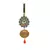 Satka Gold Platted Light Blue Color Stone