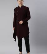 Wine drape indowestern