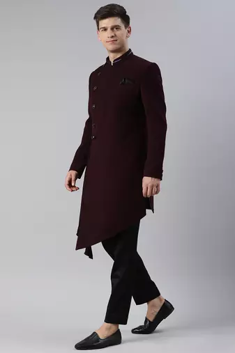 Wine drape indowestern