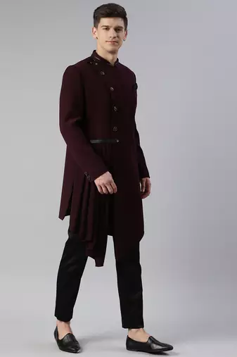 Wine drape indowestern