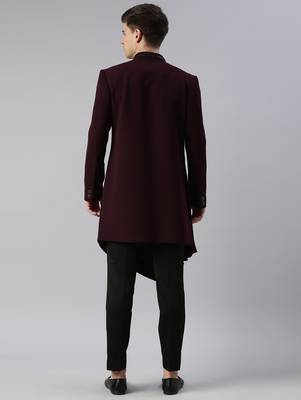 Wine drape indowestern 5