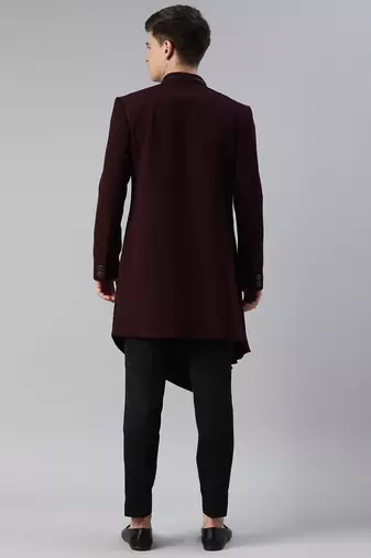 Wine drape indowestern