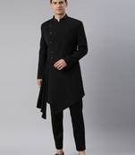 Black drape indowestern