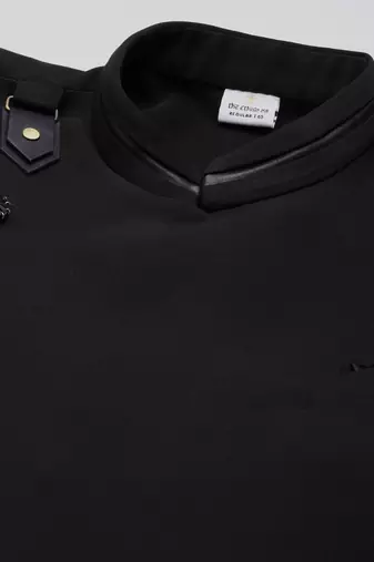 Black drape indowestern
