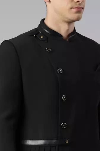 Black drape indowestern