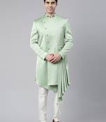 Green draped indo set
