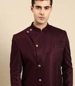 Maroon premium indo set