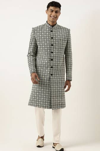 Bottle green velvet indo set