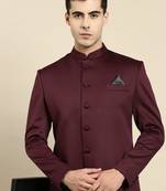 Wine classic achkan indo set