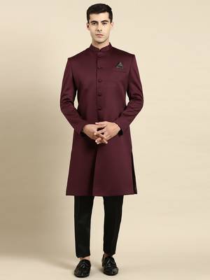 Wine classic achkan indo set 1