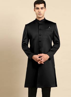 Black classic achkan 3