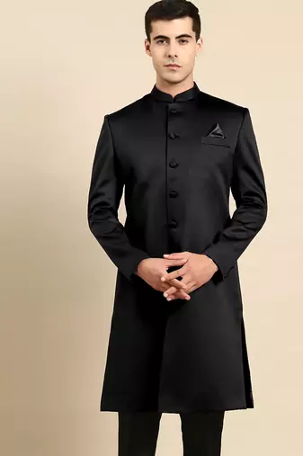 Black classic achkan