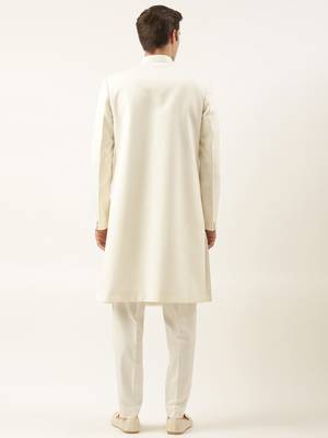 Cream classic achkan 5
