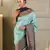 Multicolor silk blend sarees with blouse