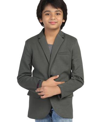 Solid mandarin party boys blazer 1