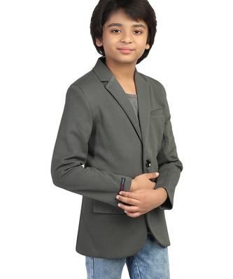 Solid mandarin party boys blazer 3