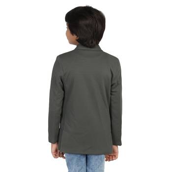 Solid mandarin party boys blazer 4