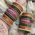 Bridal jhumki style bangle set for two hands by leshya