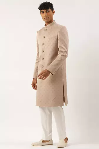 Dry rose achkan set