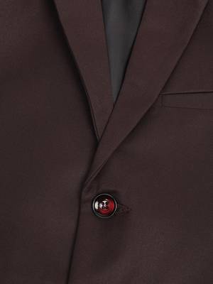 Boys coffee brown notched lapel blazer 2