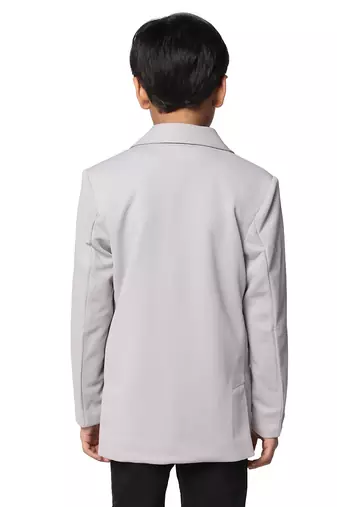 solid single breasted party boys blazer