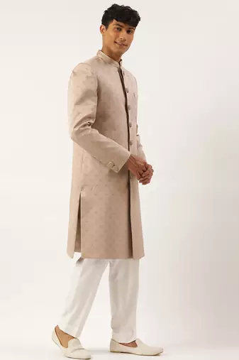 Dry rose achkan set