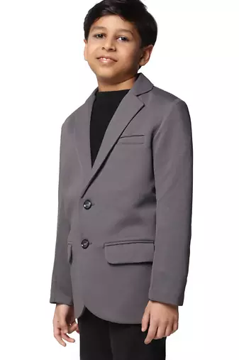 solid mandarin party boys blazer