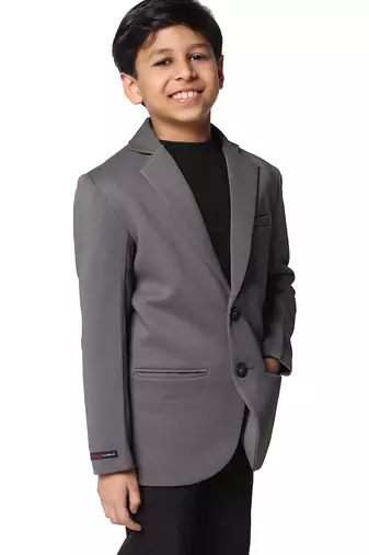 solid mandarin party boys blazer