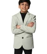 solid mandarin party boys blazer