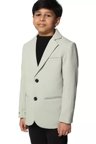 solid mandarin party boys blazer