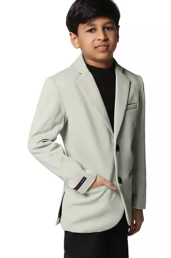 solid mandarin party boys blazer