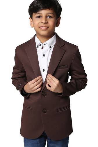 solid mandarin party boys blazer