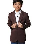 solid mandarin party boys blazer