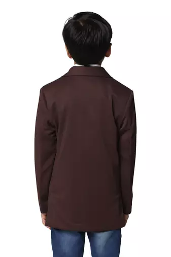 solid mandarin party boys blazer