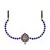 Waist Belt Gold Platted Blue Color Stone