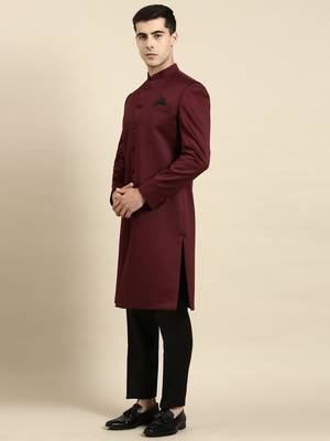 Wine classic achkan 3