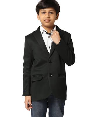 Boys dark green blazer 1
