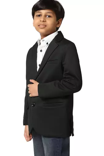 Boys dark green blazer