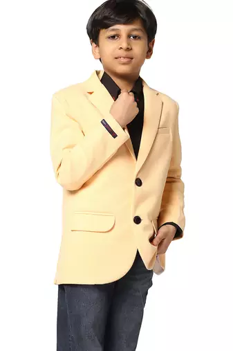 kids orange blazer
