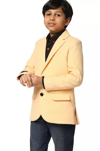 kids orange blazer