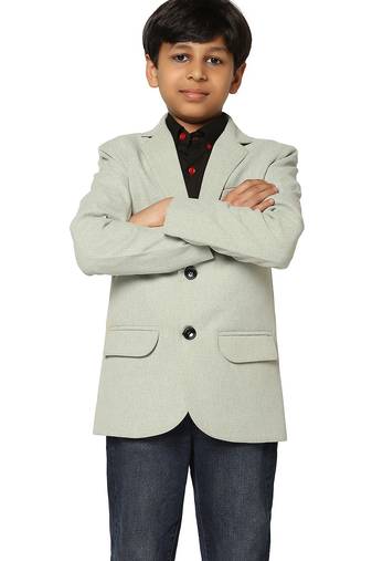 light green boys blazer
