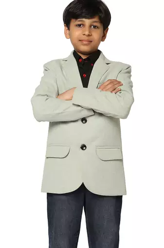 light green boys blazer