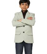 light green boys blazer