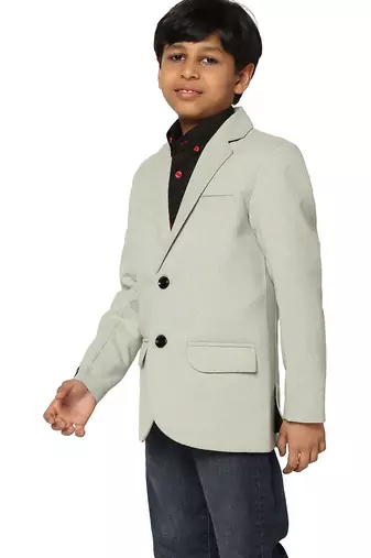 light green boys blazer