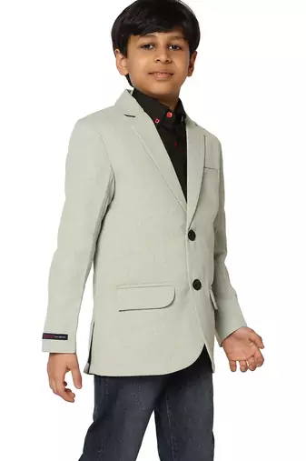 light green boys blazer