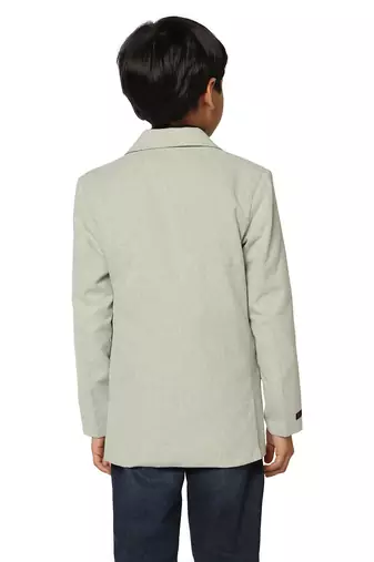 light green boys blazer