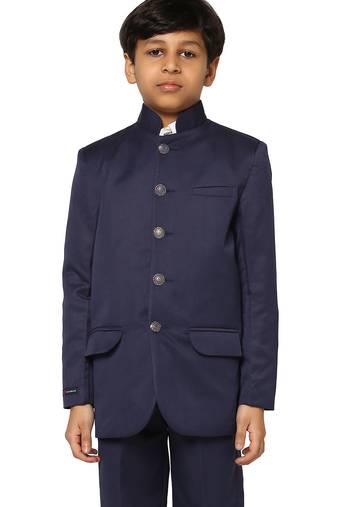 kids blue bandgala blazer