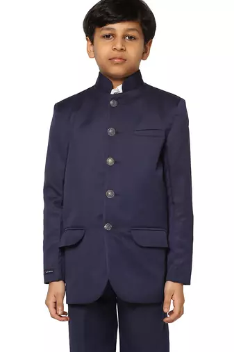 kids blue bandgala blazer